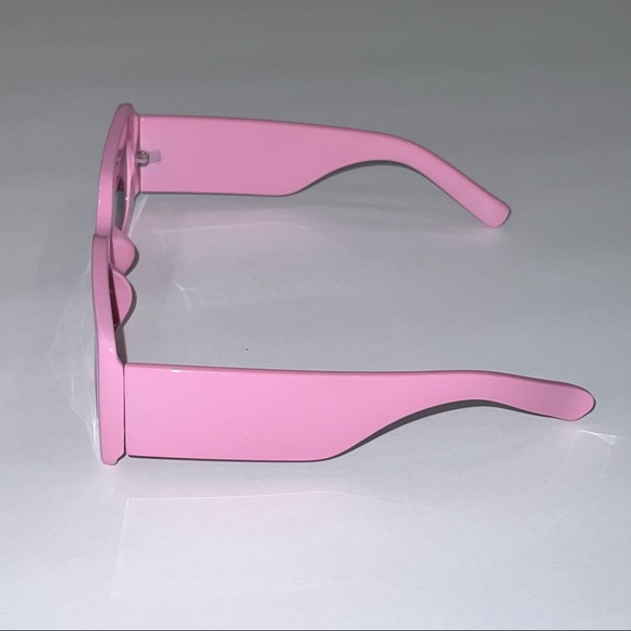NEW Pink oversized square sunglasses pink glasses - Picture 9 of 9